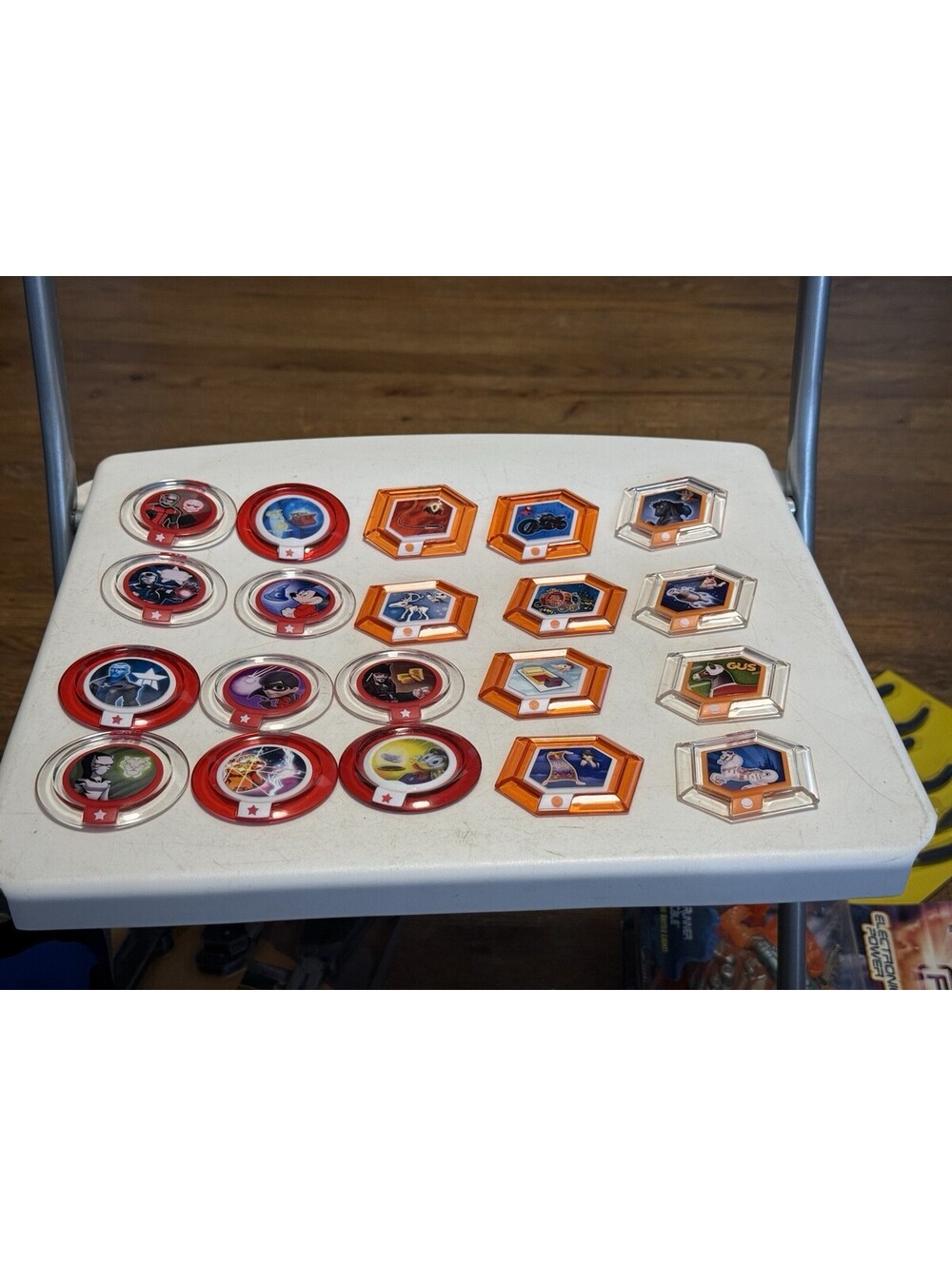 Disney Infinity Power Discs 1.0, 2.0, Lot Of 20 , Good Condition